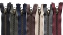 KOVOVÝ Zips NA BUNDU 80cm - 6 FAREB