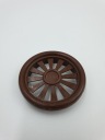Plastový nábytkový prieduch fi/40mm hnedý, 4 ks