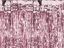 METALIZOVANÁ ZÁCLONA Rose Gold 100x200cm