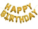 Elegantné narodeninové balóniky s nápisom HAPPY BIRTHDAY