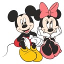 NÁLEPKA NA OKENNÝ ZRKADLOVÝ NÁBYTOK OKENNÁ MINNIE MOUSE