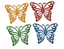 Scrapki Butterfly VEĽKÝ azúrový motýľ do školy