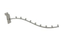 KĽÚČKA WAVE RAMENO PRIESTOR SHOP LIŠTA STENA 40CM CHROM