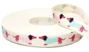 RIBBON bavlnená páska jazvečík 1 m