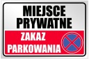 BEZ PARKOVANIA, SÚKROMNÝ PRIESTOR, TANIER 20x30 WR11, doska s UV potlačou