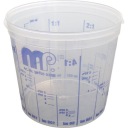 1400 ml nádoba na miešanie laku s vrchnákom