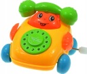 HRAČSKÝ TELEFÓN TELEFÓN JAZDÍ NA POHYBLIVOM CIFERNÍKU