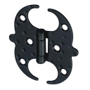 NÁBYTOKOVÝ záves 100x91 dekoračný ČIERNY KOVANÝ 553-100