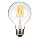 LED žiarovka E27 G80 vintage KULA vlákno 6W číra