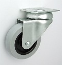 Plast-gumové koliesko priemer 75 mm, otočné BIELSKO-BIAŁA