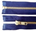 KOVOVÝ Zips 70 DISPLEJ NAVY MODRÁ