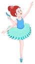 NÁLEPKA NA OKNO ZRKADLO SKLO BALLET DRANCER