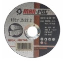 KOTOUČ NA REZANIE PLECHOVÝCH RÚR 125x1,2 MARPOL