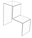 SCHODISKO VÝSTAVNÝ STOJAN 10cm 2 STUPNE z PLEXI
