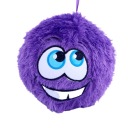FIALOVÁ chlpatá GUĽA FUZZY 20 cm C5964