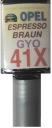 OPEL 41X GYO ESPRESSO BRAUN PAINT SCRATCH TOUCH