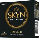 SKYN ORIGINÁLNE NELATEXOVÉ kondómy, 3 kusy