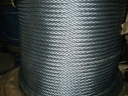 oceľové lano 10mm 6x19 vyťahovač škrabky hnoja