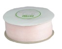 SVETLORUŽOVÁ ORGANZA ŠIFÓNOVÁ STUHA 12MM 22M