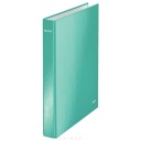 Krúžkový zakladač Leitz A4 40mm, 4 krúžky, tyrkys