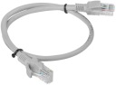1m RJ45 cat.6 UTP patchcord šedý sieťový kábel