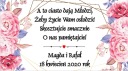 Etikety nálepky na svadobnú tortu 20 ks