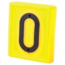Číslo štítku „0“ pre obojky pre dobytok