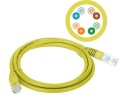 0,5m LAN kábel pre počítačový internet kat.5e UTP