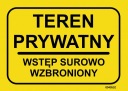 INFORMAČNÁ TABUĽA PRIVÁTNY PRIESTOR