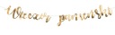 BANNER GOLD Garland Nápis pre HEN PARTY