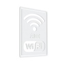 Bezplatné WiFi - Wi-Fi zadarmo - nálepka 10x15