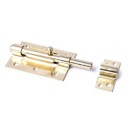 ŠPANIELSKA ZÁPADKA DVERÍ 120MM ZLATÁ