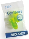 Zátkové chrániče sluchu Moldex Contours 7400