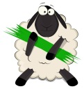 NÁLEPKA NA ZRKADLOVÉ OKNO SHAUN OVEČKA JAHNIČKA