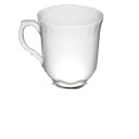 Biely hrnček 300 ml Chodzież IWONA PORCELANA