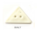 VEĽKÉ PLASTOVÉ GOMBÍKY - BIELY TROJUHOLNÍK