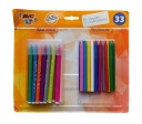 PLASTIDECOR Fixky + BIC pastelky 33 ks