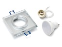 HALOGÉNOVÉ SKLENENÉ SVIETIDLÁ + LED 5W + GU10 SET