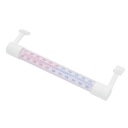 OKENNÝ TEPLOMER, PVC SKLO, 18CM, BIELY