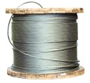 Lano Oceľové pozinkované lano 10mm FlexMax 6x36 1m