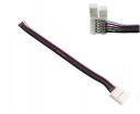 Konektor pre RGBW LED pásik 10mm -5050 s káblom 10cm