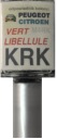 CITROEN PEUGEOT KRK M4RK VERT LIBELLULE ARA PAINT