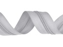 PÁSKA NA Zips Zips 3 MM ŠPIRÁLA + Zips ŠEDÉ