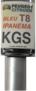 CITROEN PEUGEOT KGS T8 BLEU IPANEMA TOUCH-UP LAKU