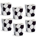 Popcorn boxy, futbalové sladkosti, narodeniny 6x