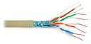 Kábel NETSET F/UTP 5e TWISTED PAIR, vnútorne tienený. 1 m
