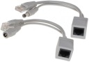 NAPÁJANIE POE ADAPTÉRA CEZ DC RJ45 SKÚTENÝ KÁBEL HQ
