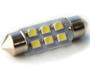 6 LED SMD trubica 36mm C3W C5W C10W