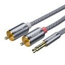 HQ MINI JACK KÁBEL 2x RCA CINCH STEREO GOLD HD 3M