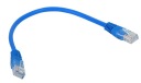 LAN Patchcord UTP kábel 0,25m 5e RJ45 modrý